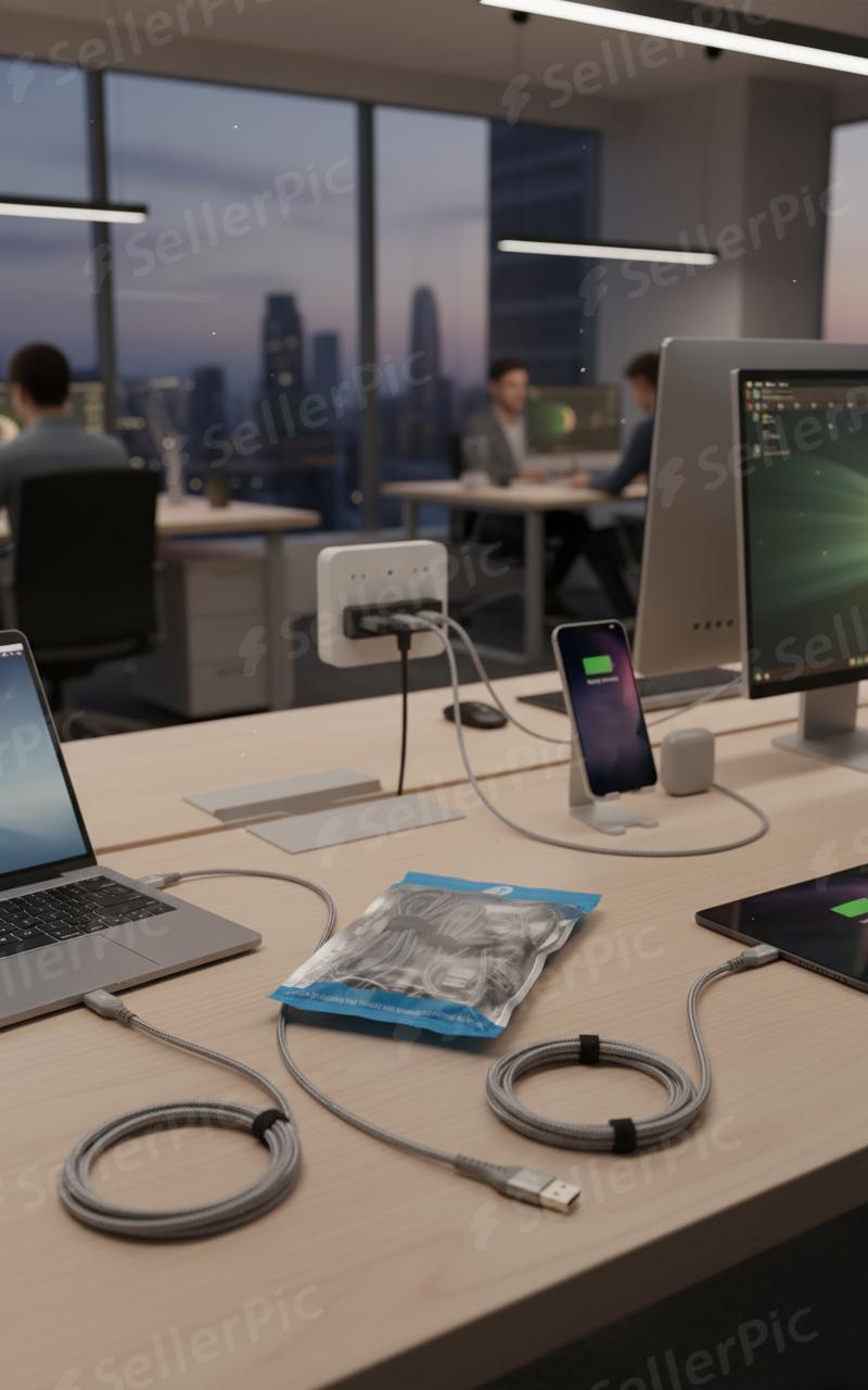 4-in-1 USB-C Cable Pack (2M/1M/0.5M) Heavy-Duty Braided Nylon