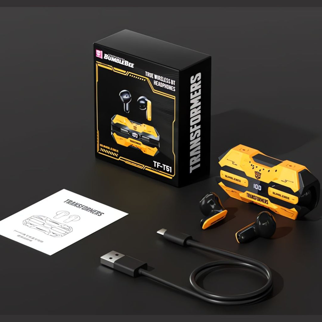 BUMBLEBEE Transformers Earbuds. TF-T51 Gaming Earbuds