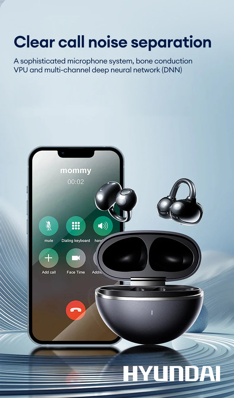 Hyundai Airkuff G126 Premium Wireless Earbuds: Crystal Sound, Long Battery, Waterproof