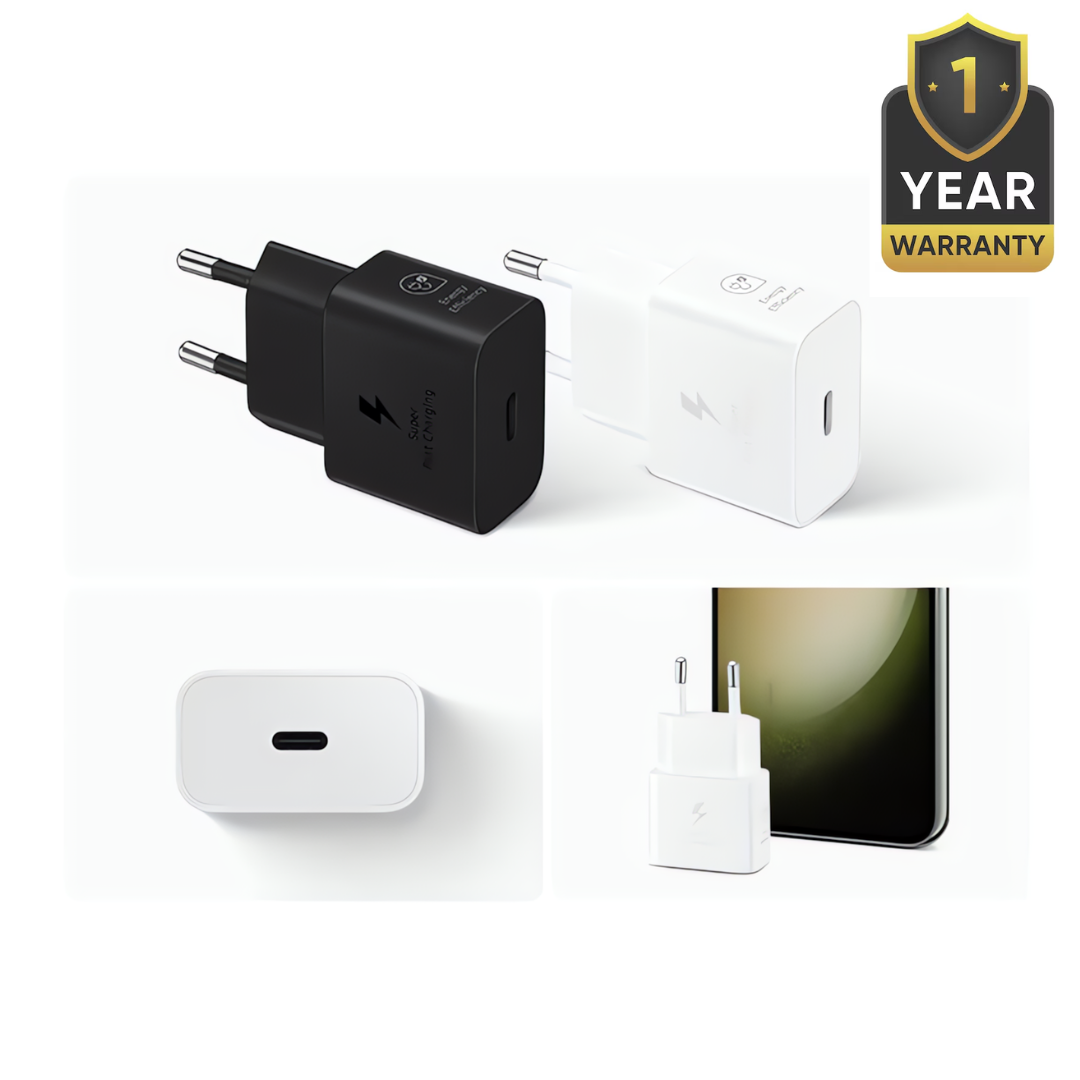 Samsung 25W USB-C Super Fast Power Adapter Charger for Galaxy Phones