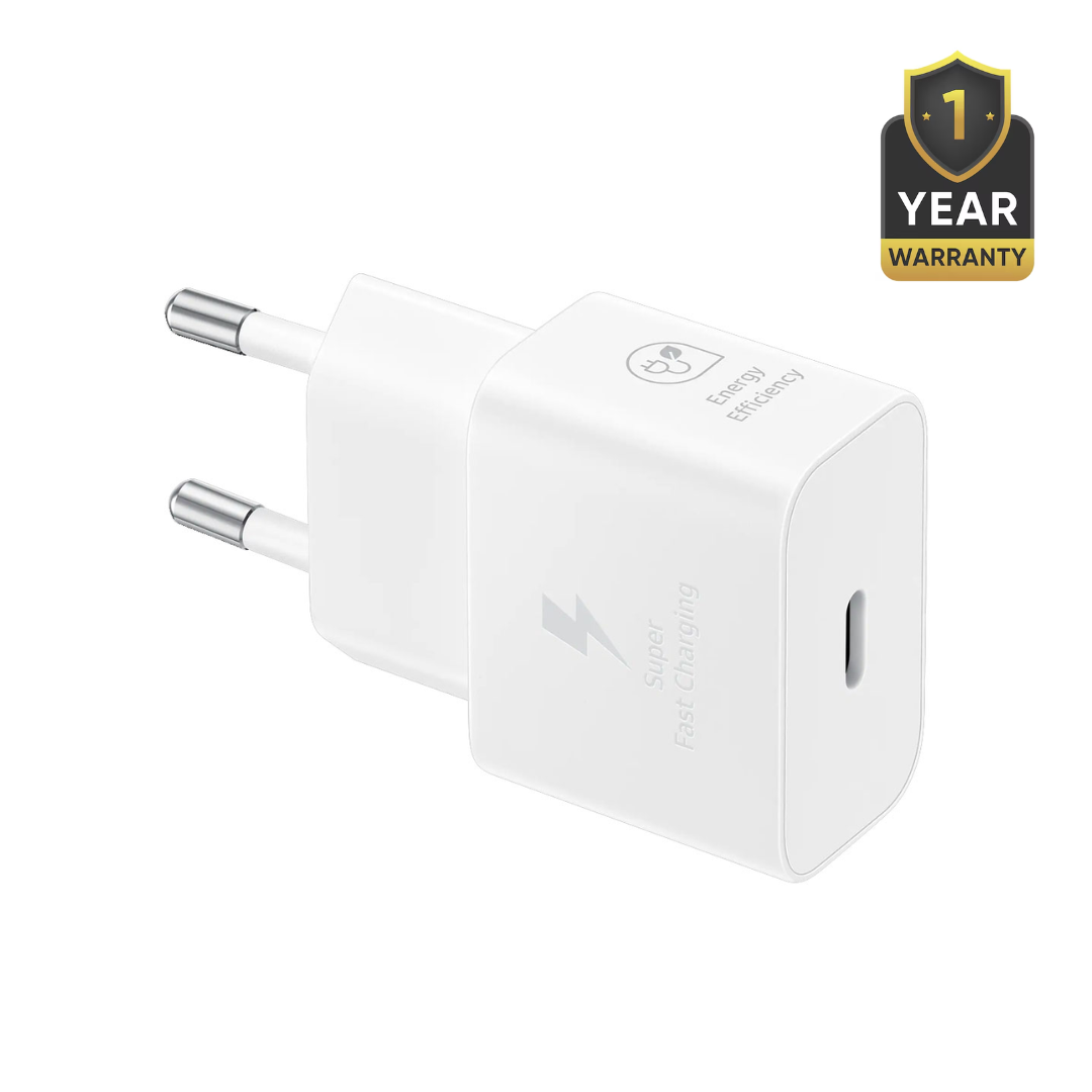 Samsung 25W USB-C Super Fast Power Adapter Charger for Galaxy Phones